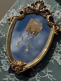 Brass Rattlesnake Earrings