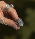 Sterling Silver Angel Number Ring
