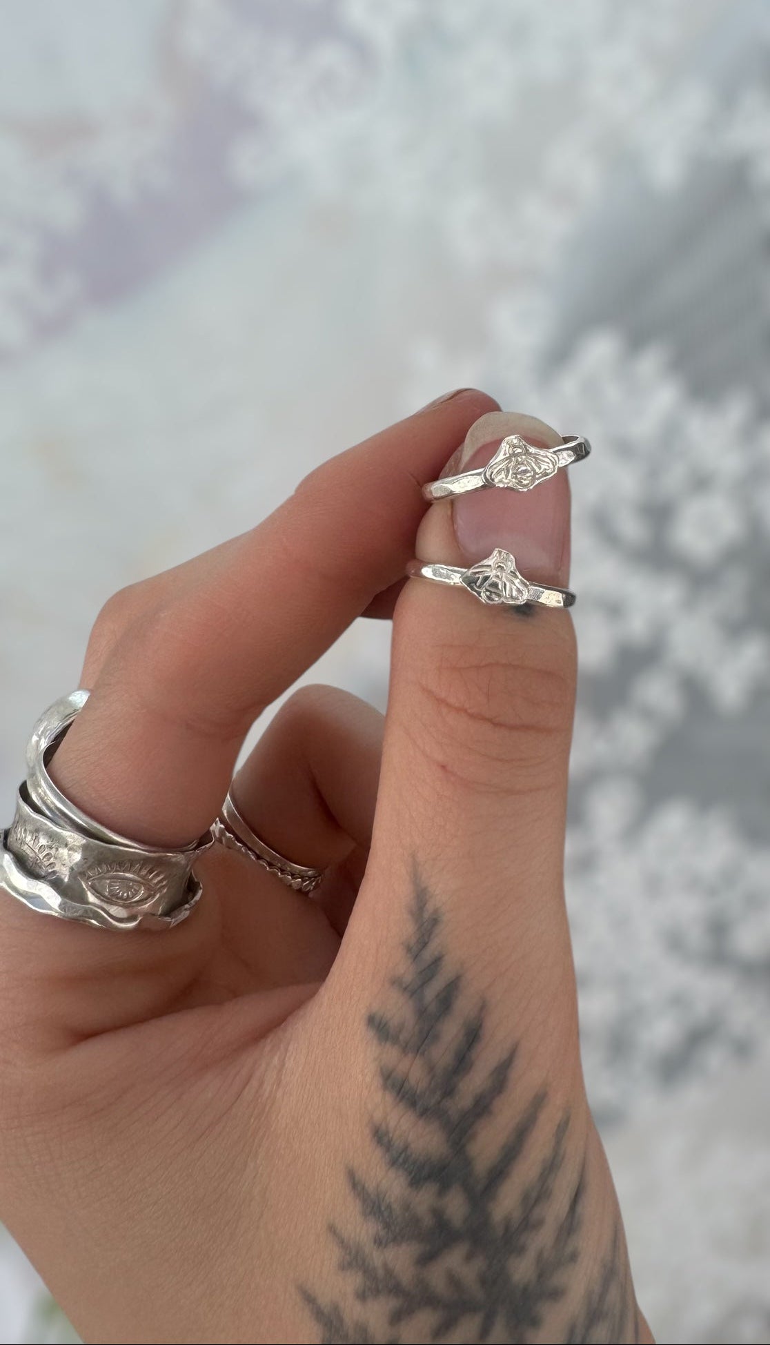 Sterling Silver Bee Ring