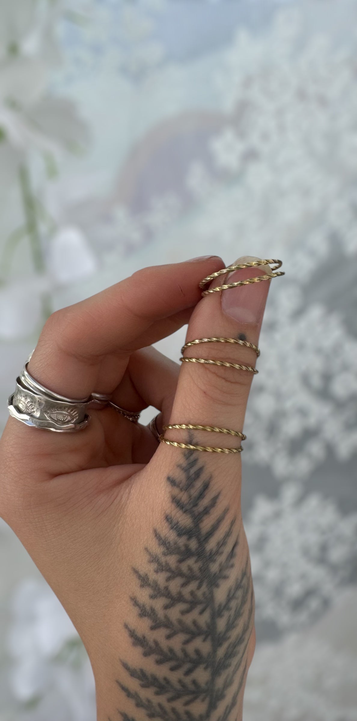 Brass Adjustable Split-Shank Ring